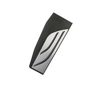 DEMULAX Copripedale freno carburante auto in acciaio inossidabile, for, 3 M3 X3 X4 X5 X6 F20 F30 E34 E39 E70 E71 E90 E46 GT3 Copripedale LHD Copripedale per auto(Black 1 REST)