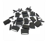 DEMULAX Cruscotto Presa d'Aria Interno Auto Anteriore Posteriore Centro Aria Fresca Condizionatore AC Griglia di Sfiato Slider Tab Clip, for BMW, X5 E70 X6 E71 E72 Clip per bocchette di ventilazione a