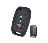 DEMULAX Custodia protettiva for chiave in silicone a 4 pulsanti, for portachiavi senza, for Kia, Sedona, Optima, Sportage, for Sorento, Soul, Forte Custodia per chiavi auto