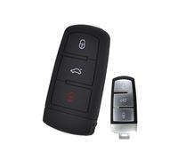 DEMULAX Custodia protettiva for portachiavi in silicone a 3 pulsanti, for Volkswagen, Cc, Passat, CC B6 B7 2005-2015 Custodia per chiavi auto