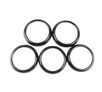 DEMULAX Decorazione del cerchio di ventilazione della presa d'aria condizionata della console centrale dell'auto, for, classe AB W176 W246 GLA X156 CLA C117 Modanatura bocchette aria auto(Schwarz)