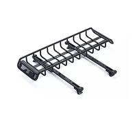 DEMULAX DJ 1/10 Metal Roof Slim Warrior Portapacchi Telaio Portapacchi Tetto Stretto Half Rack SCX10 III RC Car Parts Carro De Control Remoto Portapacchi per macchinine Giocattolo(Not Include Rail)