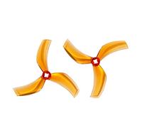 DEMULAX Elica a 3 pale D90 da 24 pezzi/12 paia, for motore Cinewhoop Quad Mini FPV 2203-2306 da 3,5 pollici Eliche di droni(Orange)