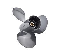 DEMULAX Elica fuoribordo 35hp 40hp 50hp 60hp 11 3/8 * 12 Vite in Lega di Alluminio for Motore for Barca 3 Pale 13 scanalature Parte del Motore Marino Sostituzione dell'elica della Barca
