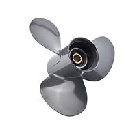 DEMULAX Elica fuoribordo 35hp 40hp 50hp 60hp 11 3/8 * 12 Vite in Lega di Alluminio for Motore for Barca 3 Pale 13 scanalature Parte del Motore Marino Sostituzione dell'elica della Barca