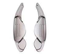 DEMULAX Estensione delle leve del cambio al volante, for Land Rover, for Range Rover, Evoque Discovery Sport, for Jaguar, XF XJ XJL Alluminio Leva del cambio(Grey)