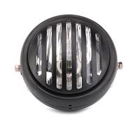 DEMULAX Faro for moto da 5,75 pollici, griglia di copertura for faro da 5 3/4 pollici, for Harley, Davidson Sportster XL 883 Iron 1200 2004-2014 Custom XL1200C 1200 Luci per moto(White)