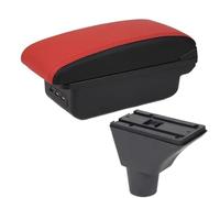 DEMULAX For Citroen, C3 C4 Box bracciolo Console centrale Scatola portaoggetti Accessori portabicchieri for auto di ricarica USB Bracciolo per cabina auto(BLACK B5 Black Border 3usb)