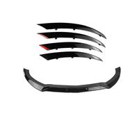 DEMULAX, for, Classe C W205 2015-2018 Sport Gloss Black Spoiler paraurti anteriore Auto Cofano Copertura presa d'aria Splitter Trim Copertura per presa d'aria paraurti anteriore