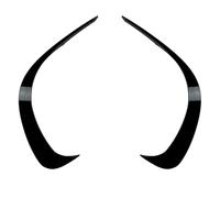 DEMULAX, for, Classe C W206 2022+, C200 C260 C300 AMG Paraurti anteriore auto Presa d'aria laterale Cornice di aspirazione Spoiler Copertura Splitter Copertura per presa d'aria paraurti anteriore(Gl