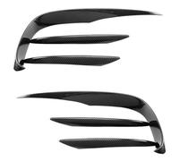 DEMULAX, for, Classe E W213 E260 E300 2021-2023 Paraurti anteriore auto Presa d'aria laterale Spoiler Presa Telaio Splitter Sopracciglio Copertura per presa d'aria paraurti anteriore(Carbon Fiber Lo