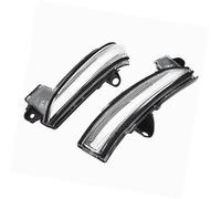 DEMULAX For Ford, Fusion e Mondeo, versione USA 2013-2020, indicatore di direzione dinamico a LED, specchietto retrovisore (fumé) Spia luminosa dello specchietto laterale(BLACK Clear)