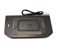 DEMULAX For JAZZ, FIT 2018 2019 Telefono cellulare for auto 15W Caricatore wireless QI for auto Adattatore telefonico Piastra di ricarica rapida Supporto for telefono Caricabatterie wireless per auto
