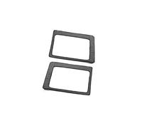 DEMULAX For Jeep, for Wrangler JK 2012-2017 Kit isolamento termico for tetto rigido in cotone, acustico e , kit interno Isolamento motore(BLACK 4 Door Rear Window Grey)