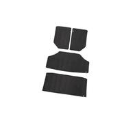 DEMULAX For Jeep, for Wrangler JK 2012-2017 Kit isolamento termico for tetto rigido in cotone, acustico e , kit interno Isolamento motore(BLACK 4 Door Roof Black)