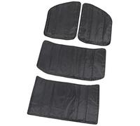 DEMULAX For Jeep, for Wrangler JL 4 porte 2018 2019 2020 2021 2022 2023 2024 Isolamento termico del tetto dell'auto in cotone fonoassorbente Isolamento motore(BLACK Roof)