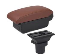 DEMULAX For Kia, for Picanto Box bracciolo for auto Console centrale Scatola portaoggetti Accessori interni Bracciolo per cabina auto(BLACK A6 Brown No Usb)