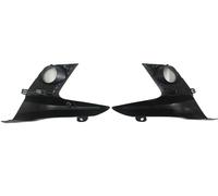 DEMULAX, for Lexus, CT200h F-Sport 2014-2017 Paraurti anteriore auto Copertura fendinebbia Presa d'aria laterale Telaio alloggiamento luce Splitter di protezione Copertura per presa d'aria paraurti a