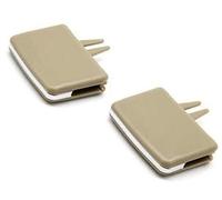DEMULAX For Mercedes-Benz, W204 C X204 GLK 180 200 220 250 300 W212 W207 Classe E Uscita aria condizionata posteriore Clip for linguetta Clip per bocchette di ventilazione auto(Beige)