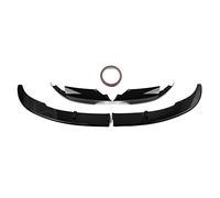 DEMULAX, for, Serie 5 F10 M5 2012-2016 Spoiler paraurti anteriore auto nero lucido + protezione angolare inferiore presa d'aria laterale Copertura per presa d'aria paraurti anteriore