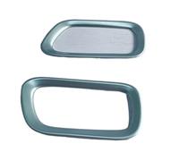 DEMULAX For Spada, RP6 RP7 2022 2023 ABS Interni Auto Maniglia della porta anteriore Ciotola Cornice Protettiva Adesivo Rifiniture Accessori Auto Rivestimento per maniglia portiera auto(BLACK Silver)