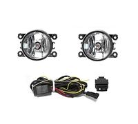 DEMULAX For Swift, 2018 2019 Auto Fendinebbia Anteriore LED Luci Diurne DRL Indicatore Di Direzione Lampada Con Interruttore A Filo 12V Accessori Fendinebbia(Black FOG LAMP SET)