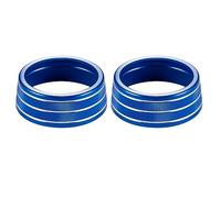 DEMULAX For Toyota, for RAV4, 2019 2020 2021 2022 Accessori for interni auto Auto AC Climatizzatore Manopola di rivestimento del pulsante di copertura Copri manopola aria condizionata(Blue)