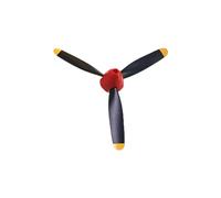 DEMULAX For Volantex RC Elica a 3 pale for 761-5 P-51D, 761-8 F4U, 761-9 T28, 761-11 BF109, 761-12 Spitfire, 761-13 P40,761-15 Aereo RC Set di pale per elica di droni(Set of 6-03)