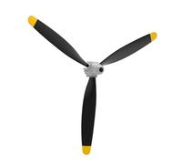 DEMULAX For Volantex RC Elica a 3 pale for 761-5 P-51D, 761-8 F4U, 761-9 T28, 761-11 BF109, 761-12 Spitfire, 761-13 P40,761-15 Aereo RC Set di pale per elica di droni(Set of 4-01)