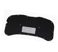 DEMULAX For VW, for POLO, Mk4 for Vivo 2002-2009 Tappetino isolante for cofano motore auto, fodera in cotone, tappetino termico insonorizzante Isolamento motore(BLACK Type 2)