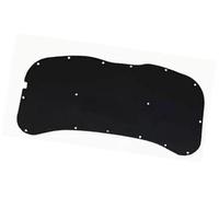 DEMULAX For VW, for POLO, Mk4 for Vivo 2002-2009 Tappetino isolante for cofano motore auto, fodera in cotone, tappetino termico insonorizzante Isolamento motore(BLACK Type 1)