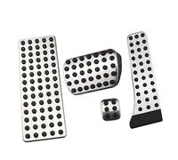 DEMULAX For, W124 W202 W203 W140 W208 W210 W211 W220 R170 R171 Classe R Copri pedale frizione freno gas auto Accessori Copri pedale Copripedale per auto(Black AT WITH REST)