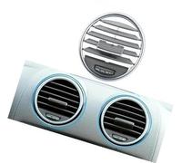 DEMULAX For, W164 M 164 ML GL Classe 300 350 400 450 2005-2012 Cruscotto Centrale Sinistra Destra A/C Griglia di Sfiato Aria Pannello Uscita Bocchetta di ventilazione per auto(Gray Central 1pc)