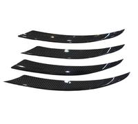DEMULAX, for, W205 Classe C 2014-2021 Paraurti anteriore in fibra di carbonio, spoiler splitter laterale + rivestimento presa d'aria posteriore Copertura per presa d'aria paraurti anteriore(Glossy B