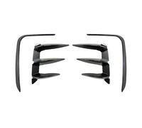 DEMULAX, for, X3 G01 LCI M Sport 2022-2024 Spoiler posteriore laterale for presa d'aria, splitter, stile Tush, aspetto fibra di carbonio/nero lucido Copertura per presa d'aria paraurti anteriore(4x