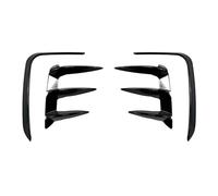 DEMULAX, for, X3 G01 LCI M Sport 2022-2024 Spoiler posteriore laterale for presa d'aria, splitter, stile Tush, aspetto fibra di carbonio/nero lucido Copertura per presa d'aria paraurti anteriore(4x