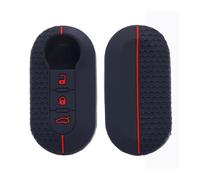 DEMULAX Guscio in silicone for chiave telecomando, for Fiat, 500 Panda Punto Bravo Doblo, for Peugeot, Boxer, for Citroen, Relay, Ducato, for Lancia, Musa Custodia per chiavi auto