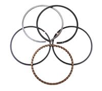 DEMULAX Kit anello pistone da 39 mm, for decespugliatore GX31 GX35 GX35NT UMK431 UMT431 UMK435 HHT35S 13010-ZM5-000 Set di fasce elastiche per utensili da giardino