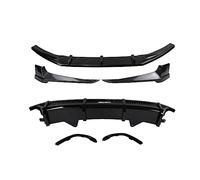 DEMULAX Kit carrozzeria, for Accord, 2018-2019, 10a auto, spoiler paraurti anteriore, diffusore posteriore, labbro bianco, presa d'aria laterale, rivestimento splitter, rivestimento Copertura per pres