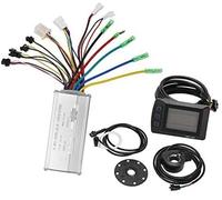 DEMULAX Kit controller for bicicletta elettrica 36V 48V 22A, motore da 500 W, regolatore di velocità for accessori fai da te for bici elettrica con set di pannelli di visualizzazione OMT-M3 Centralina