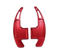 DEMULAX Kit di cambio estensione for leve del al volante, for Ford, for Mustang, 2015 2016 2017 2018 2019 Alluminio Fibra carbonio Leva del cambio(Rot)