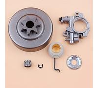 DEMULAX Kit ingranaggio a vite senza fine pompa olio cuscinetto tamburo frizione, for STIHL, 029 039 MS290 MS310 MS390 MS311 MS391 Parti motosega Tamburo frizione motosega