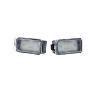DEMULAX Lampada targa bianca da 2 pezzi, for Ford, Fiesta, Focus, C-Max, Grand Galaxy Kuga, Mondeo, S-Max B-Max, Ecosport, Luce targa