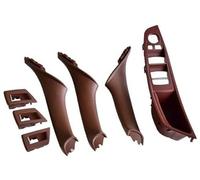 DEMULAX Maniglia for porta interna Sostituzione del rivestimento del pannello interno, for BMW, Serie 5 F10 F11 F18 520i 523i 525i 528i 535i Maniglia interna della portiera dell'auto(Model B Redbrown)