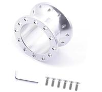 DEMULAX Mozzo mozzo sterzo per auto Per la messa a per punto del kit Boss mozzo per auto da corsa, per l'adattatore distanziale volante sportivo 30 mm 50(BLACK 50MM Silver)