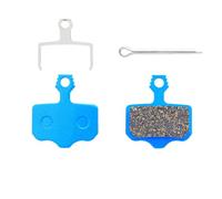 DEMULAX Pastiglie freno completamente in metallo, for monopattino elettrico, for bicicletta, accessorio for freni, modello P00067-BL Pattino di arresto per monopattino elettrico(Blue Multimetal)