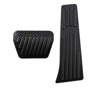 DEMULAX Pedali for auto Pedale freno carburante Gas Piastra Pad Accessori in fibra di carbonio, for, Serie 3 E46 E90 F30 G20 1998-2023 AT Copertura pedale Copripedale per auto