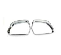 DEMULAX Porta laterale for auto Specchietto retrovisore Blocco pioggia Sopracciglio Copertura Trim Car Styling ABS Accessori cromati 2 pezzi, for, for S6 2008 09 10 2011 Specchio auto antipioggia per