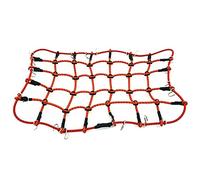 DEMULAX Portapacchi da Tetto in Rete D90 D110, for Traxxas, TRX-4 Trx4 Rc Car 1/10 Scale RC Rock Crawler Portapacchi per macchinine Giocattolo(Rot)