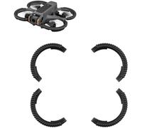 DEMULAX Propeller Guard Coperture anticollisione, for DJI, AVATA2 Drone Eliche Protezione Paraurti Anello Coperture protettive fluorescenti TPU Skin Accessori Protezione elica drone(Schwarz)